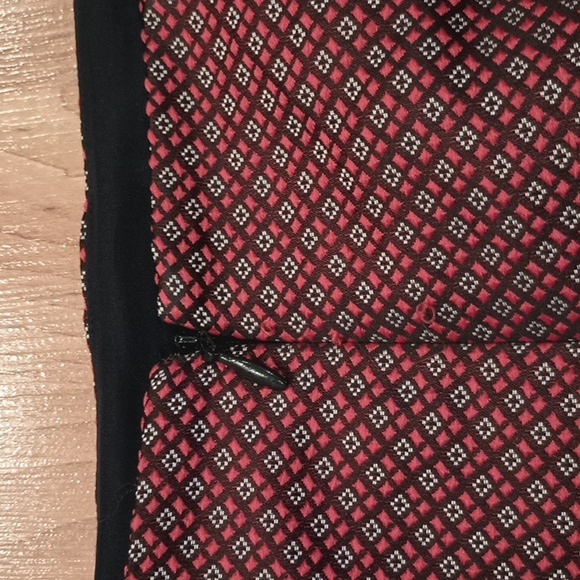 Club Monaco gray red block mini skirt size 6 - Picture 4 of 5